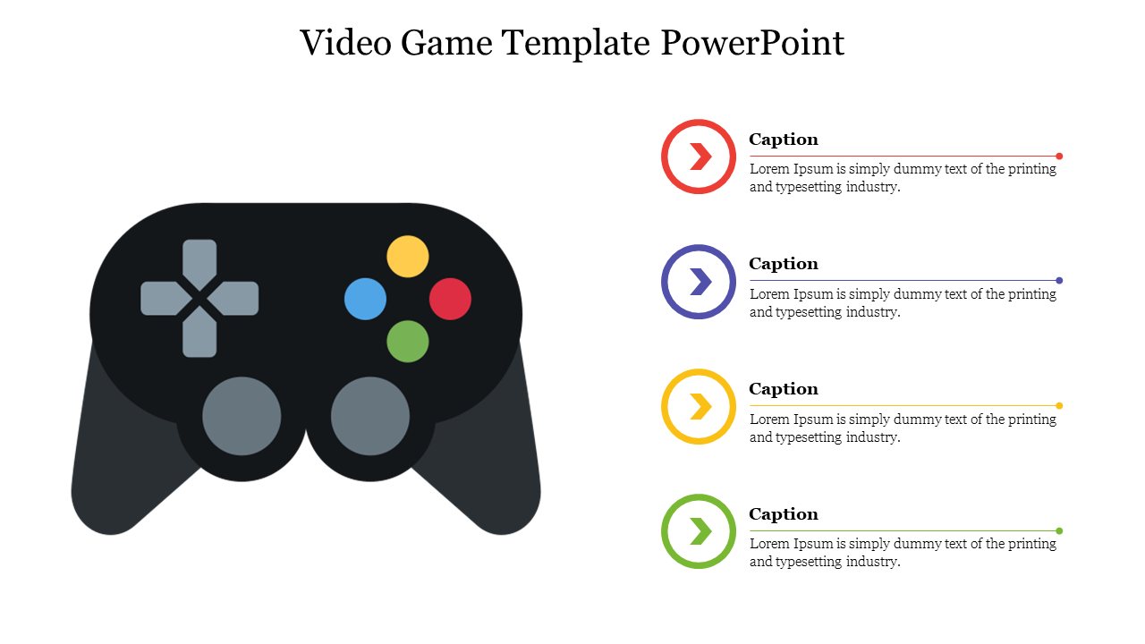 Video Game Template PowerPoint